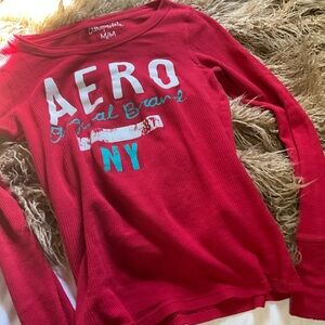Aeropostale ribbed long sleeve top. Medium